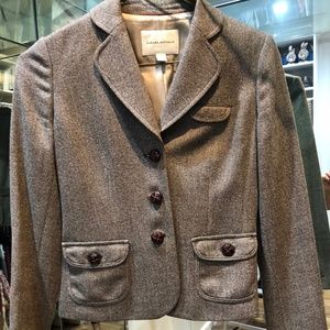 Vintage tweed riding blazer Size 2 brown